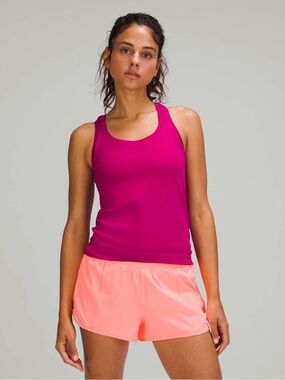 Lululemon Swiftly Tech Razorback Tank in a Raspberry Color